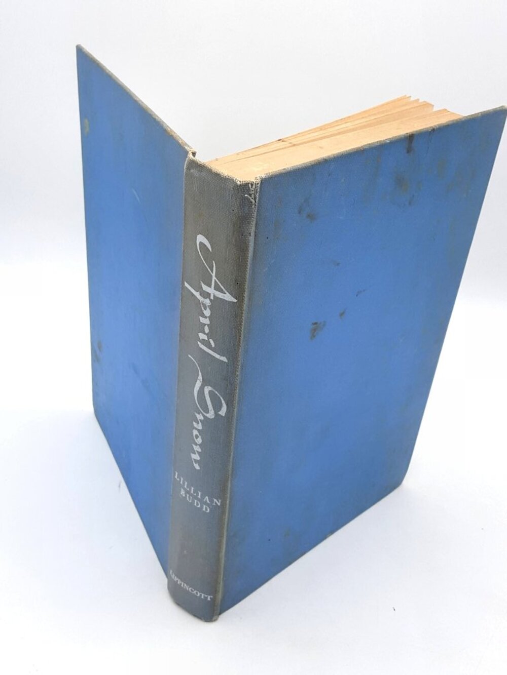 SIGNED - April Snow by LILLIAN BUDD 1951 Hardback Fiction Set in Sweden